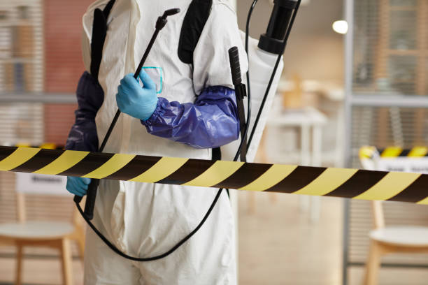 Professional Blood Cleanup technician working in Carson, CA